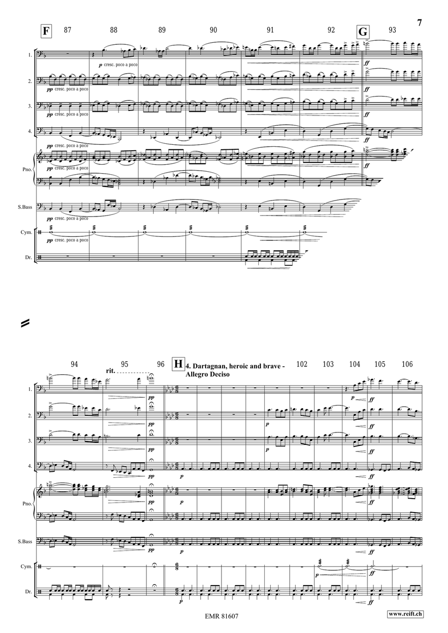 The Musketeers The Musketeers Bassoon Quartet scores gallery preview page 7