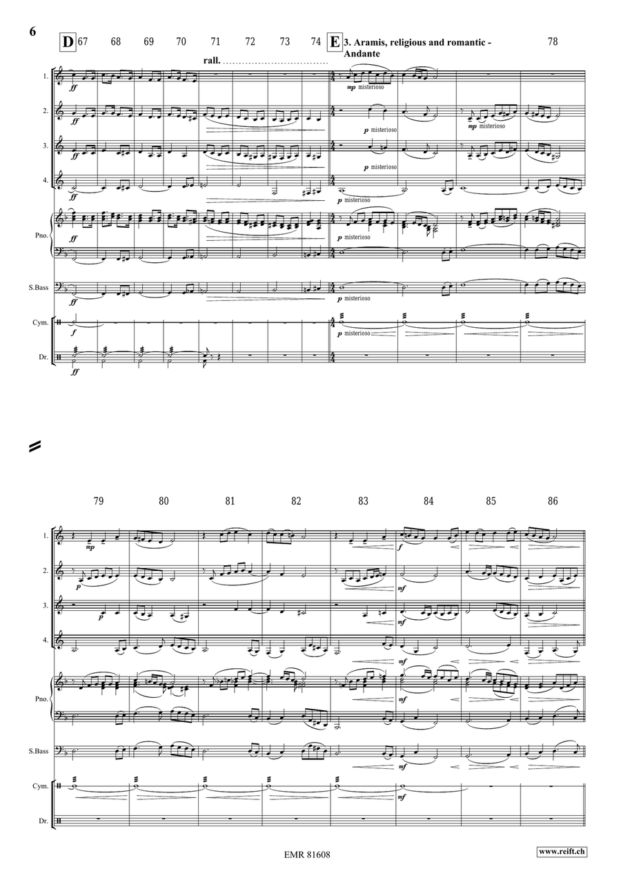 The Musketeers The Musketeers Horn scores gallery preview page 6
