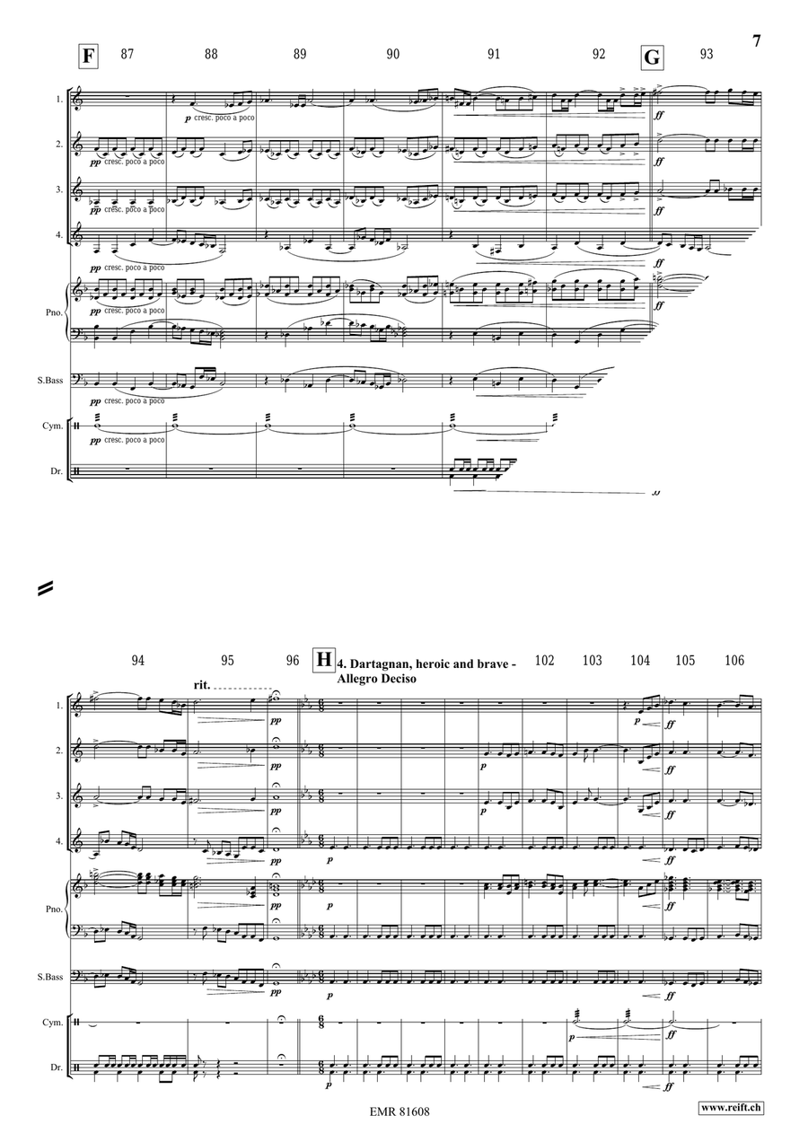 The Musketeers The Musketeers Horn scores gallery preview page 7