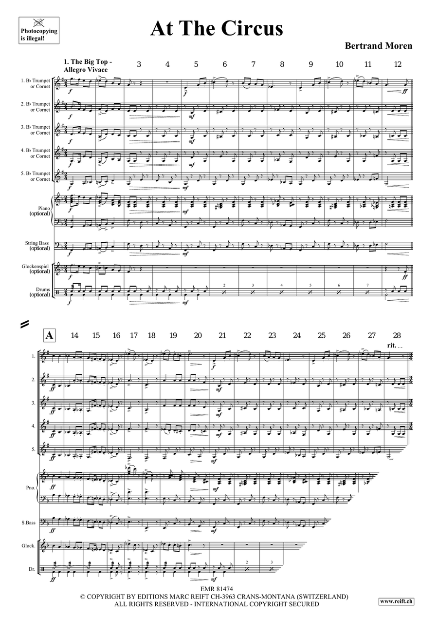 At The Circus At The Circus Cornet scores gallery preview page 4
