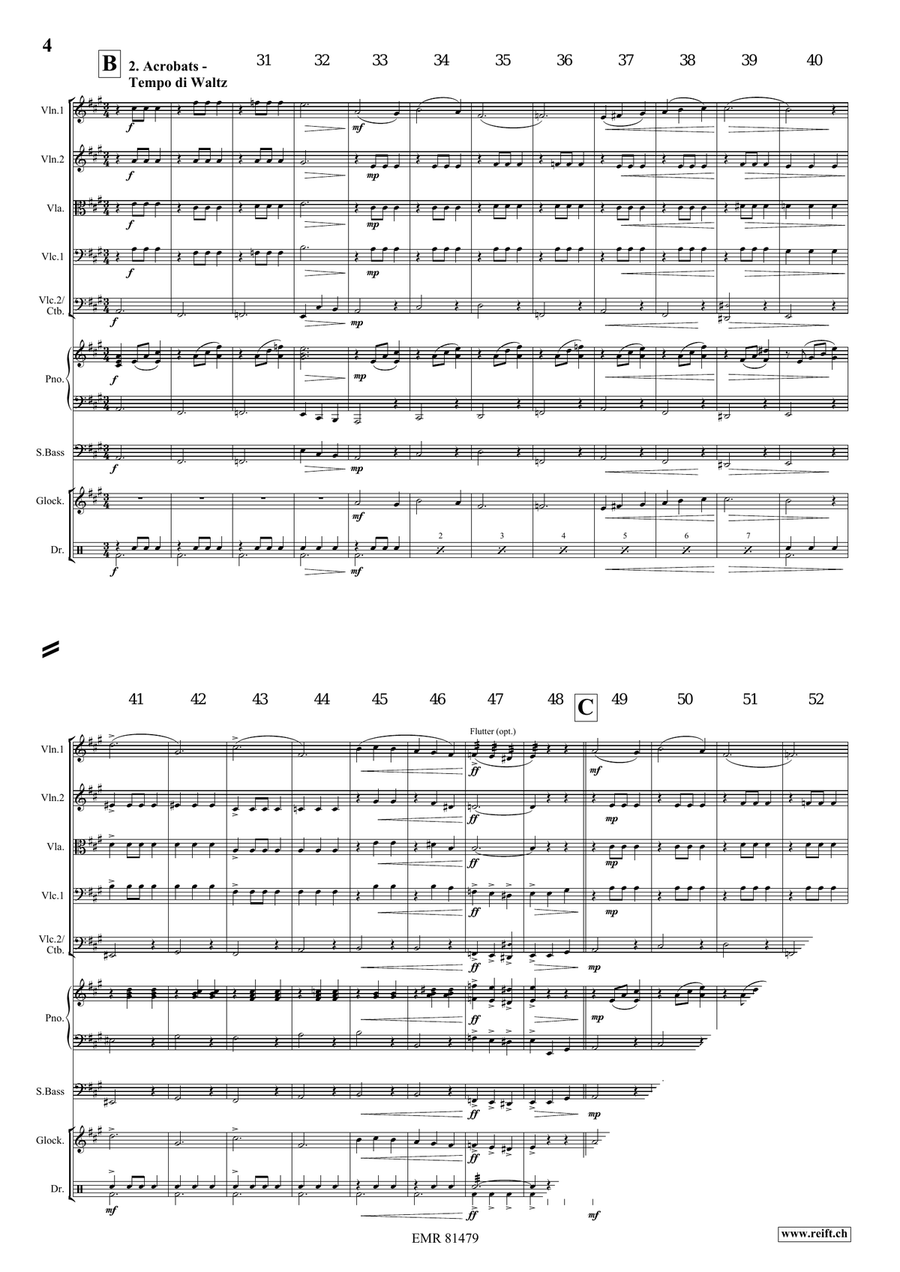 At The Circus At The Circus String Orchestra scores gallery preview page 5