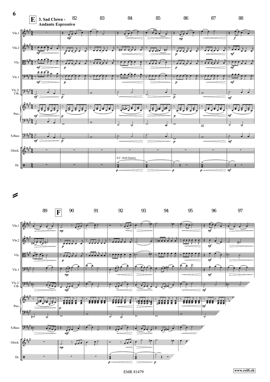 At The Circus At The Circus String Orchestra scores gallery preview page 6