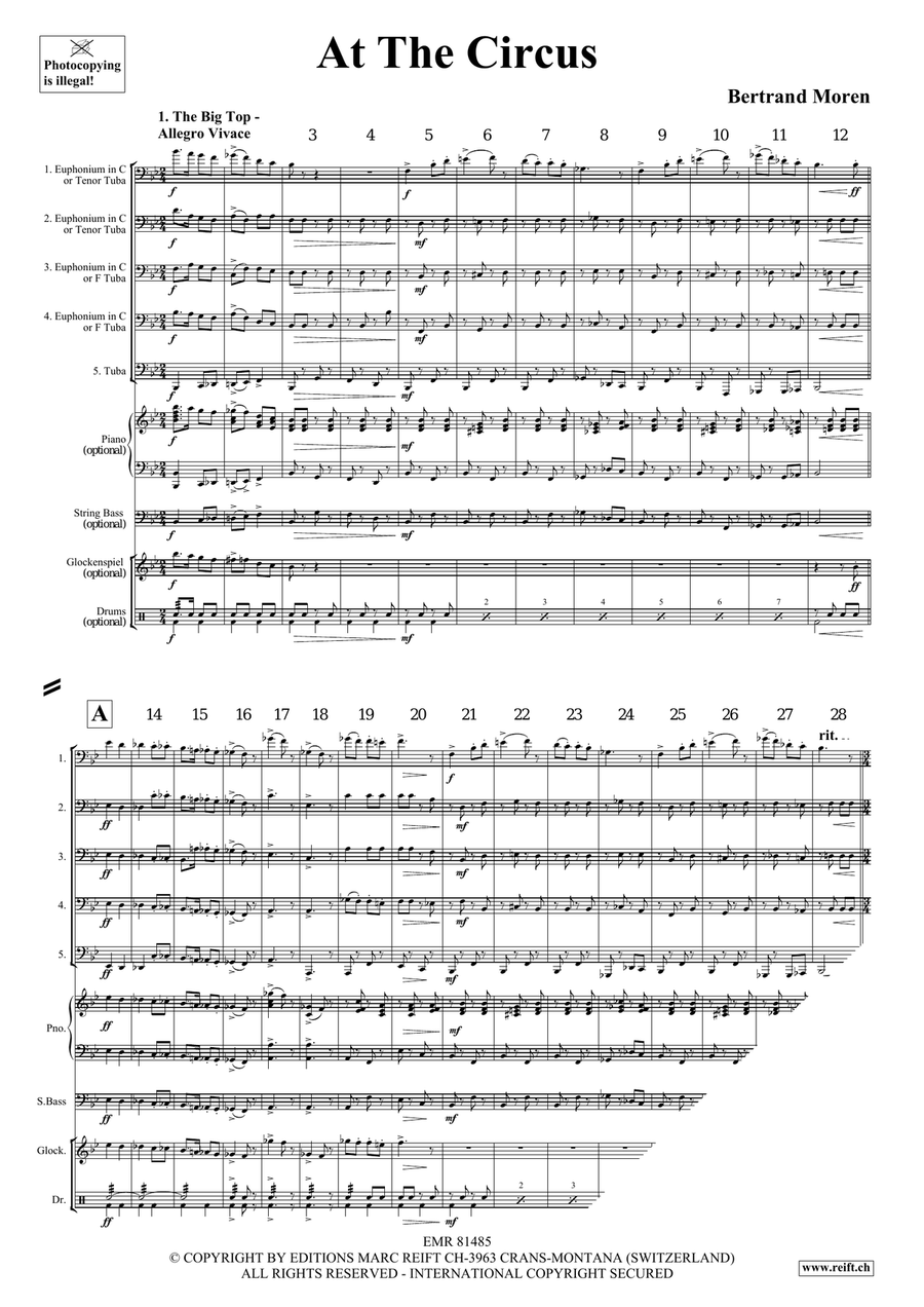 At The Circus At The Circus Tuba scores gallery preview page 4