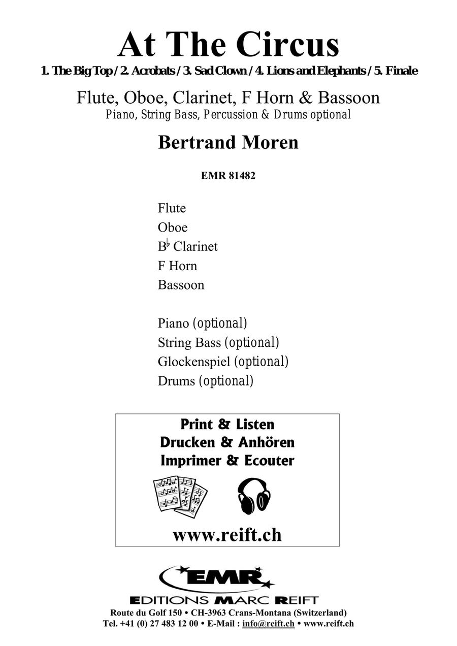 At The Circus At The Circus Woodwind Quintet scores gallery preview page 2