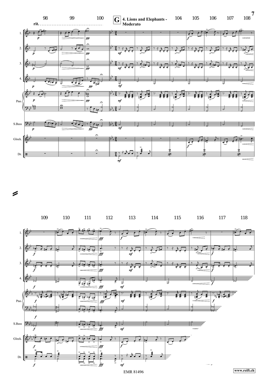 At The Circus At The Circus Horn scores gallery preview page 7