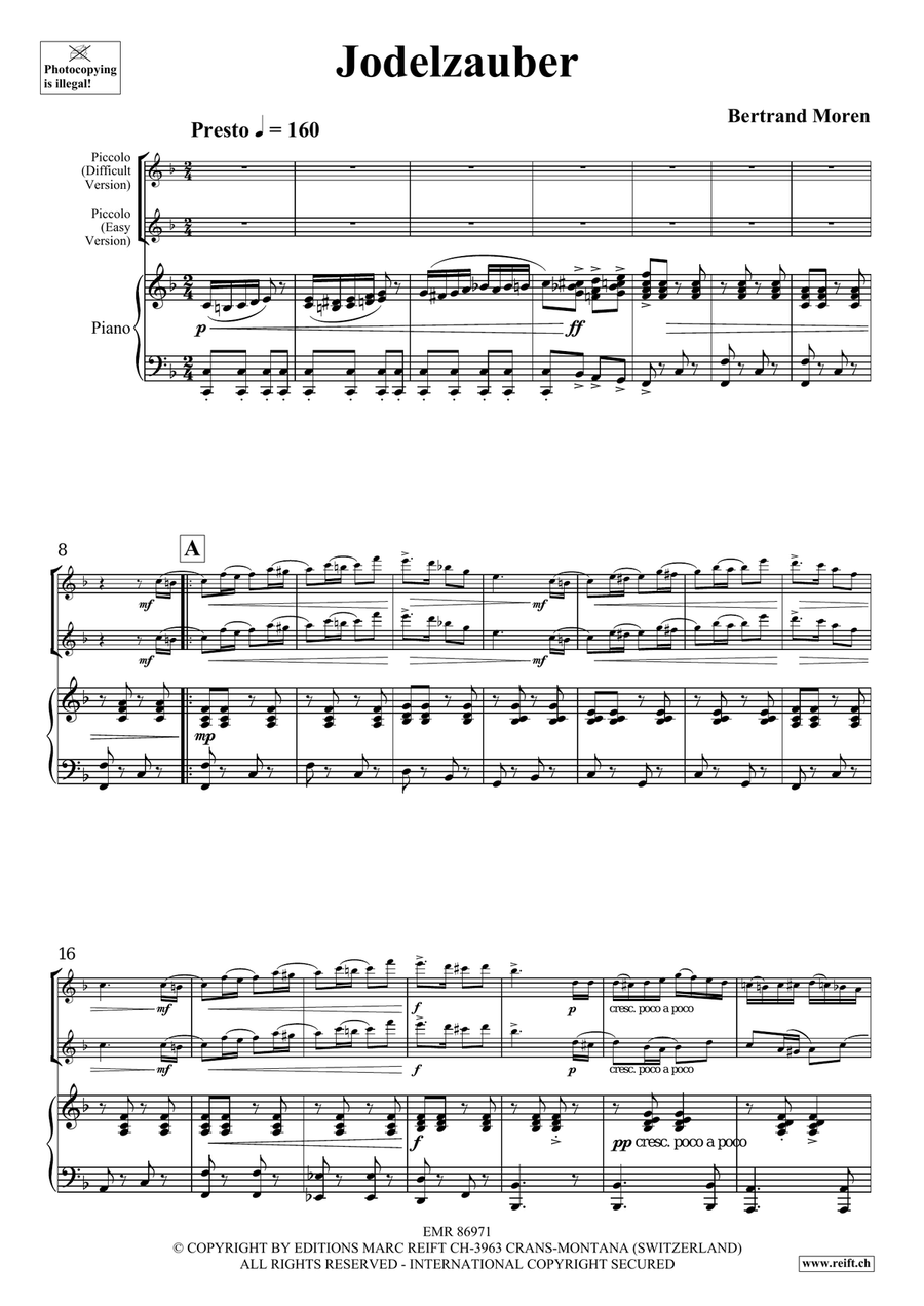 Jodelzauber Jodelzauber Piccolo scores gallery preview page 6