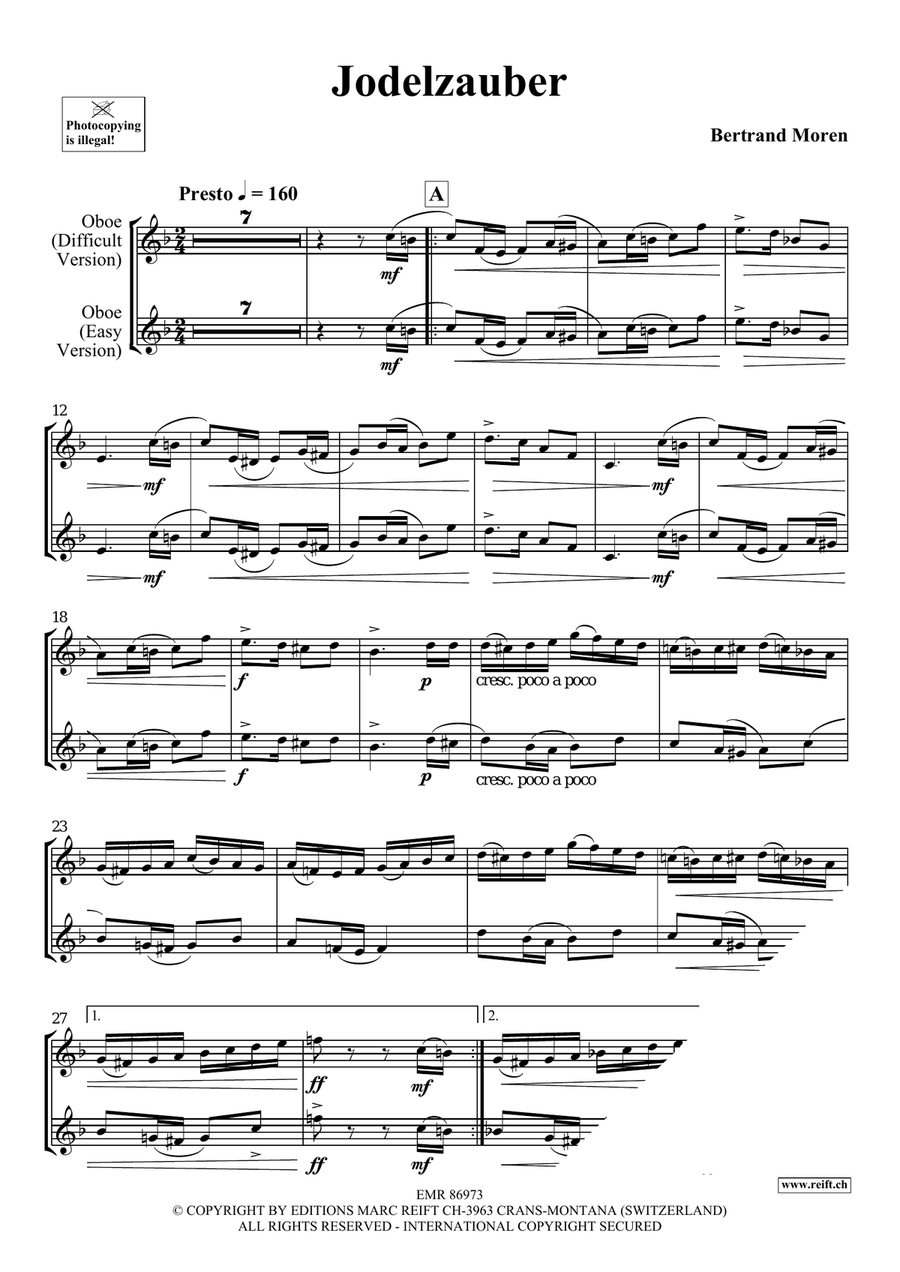 Jodelzauber Jodelzauber Piano Accompaniment scores gallery preview page 5