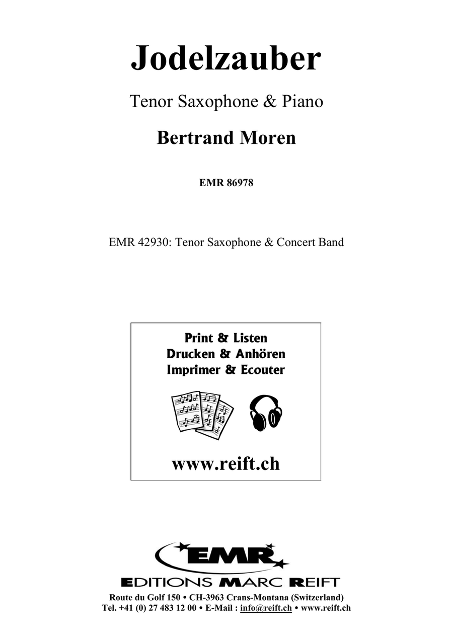 Jodelzauber Jodelzauber Tenor Saxophone scores gallery preview page 2