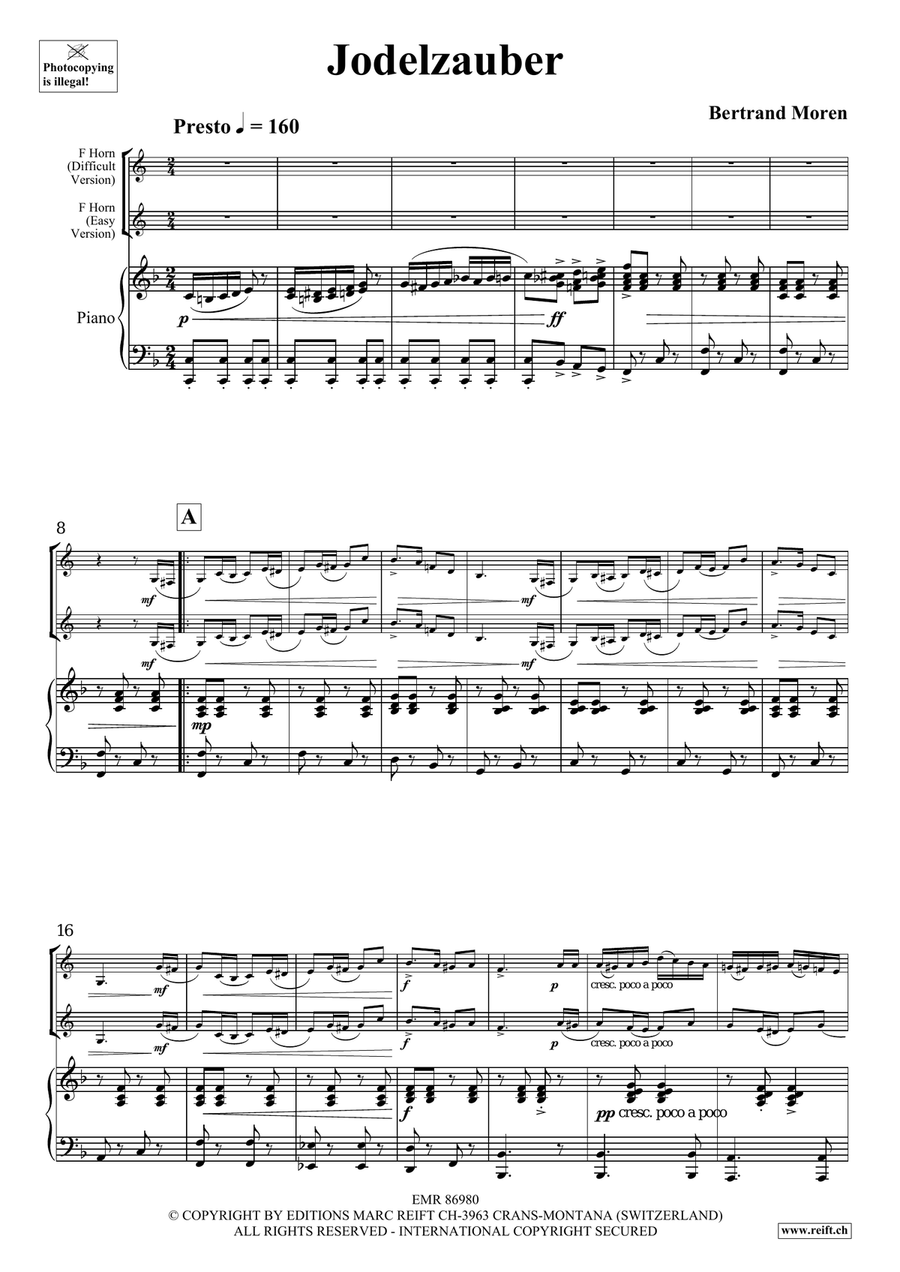 Jodelzauber Jodelzauber Horn scores gallery preview page 6