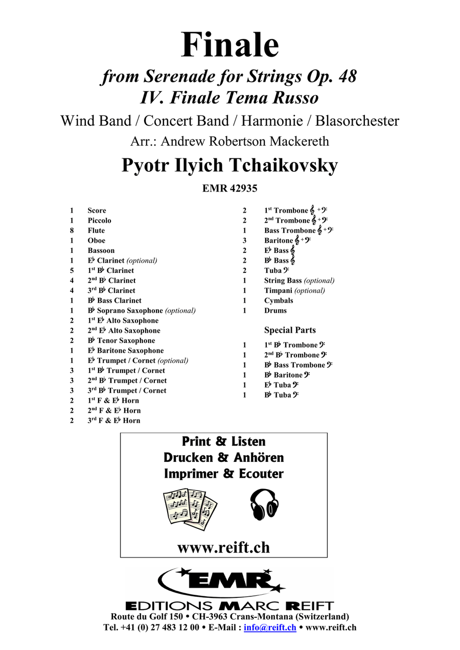 Finale Finale Concert Band scores gallery preview page 2