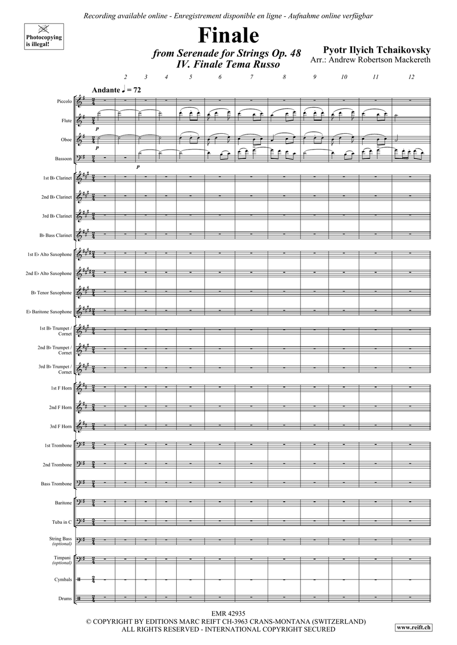 Finale Finale Concert Band scores gallery preview page 5