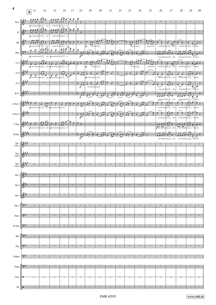 Finale Finale Concert Band scores gallery preview page 6