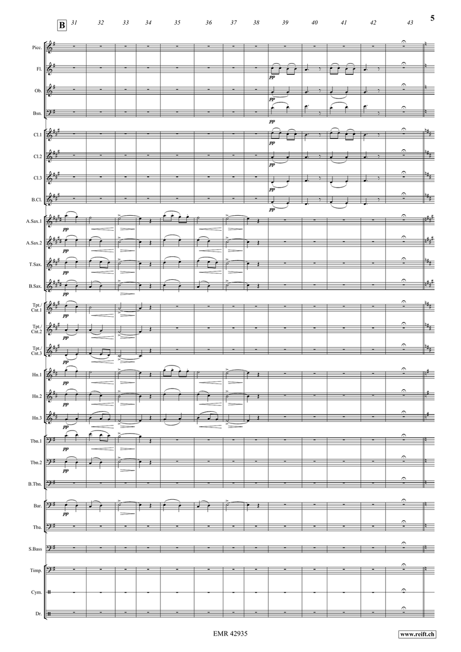 Finale Finale Concert Band scores gallery preview page 7