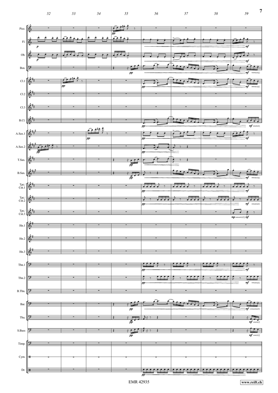 Finale Finale Concert Band scores gallery preview page 9