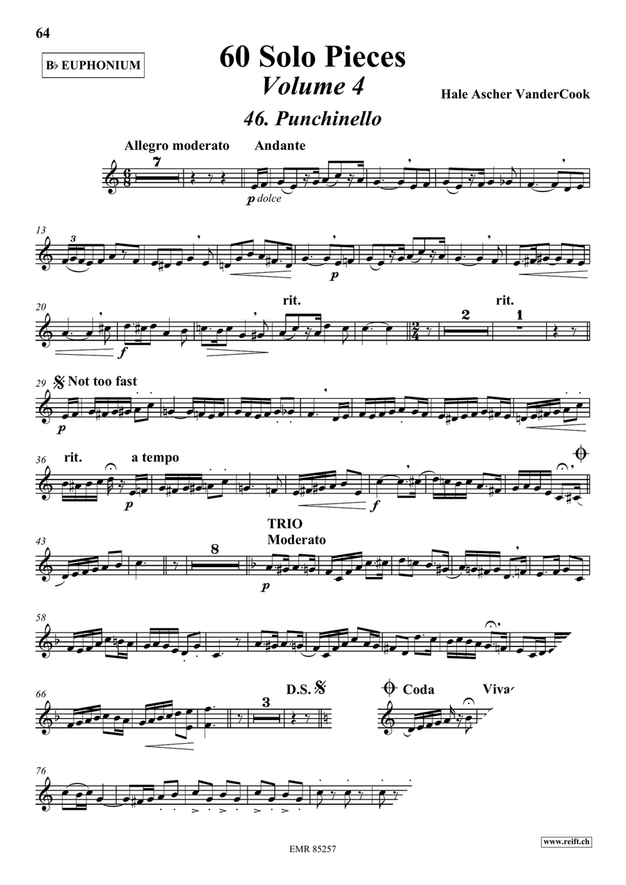 60 Solo Pieces Volume 4 60 Solo Pieces Volume 4 Euphonium scores gallery preview page 4