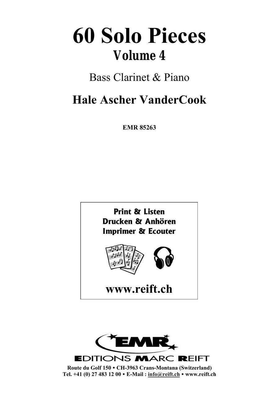 60 Solo Pieces Volume 4 60 Solo Pieces Volume 4 Bass Clarinet scores gallery preview page 2