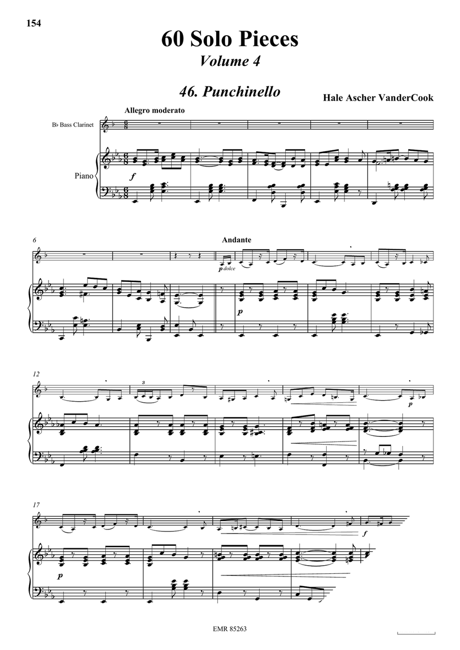 60 Solo Pieces Volume 4 60 Solo Pieces Volume 4 Bass Clarinet scores gallery preview page 5