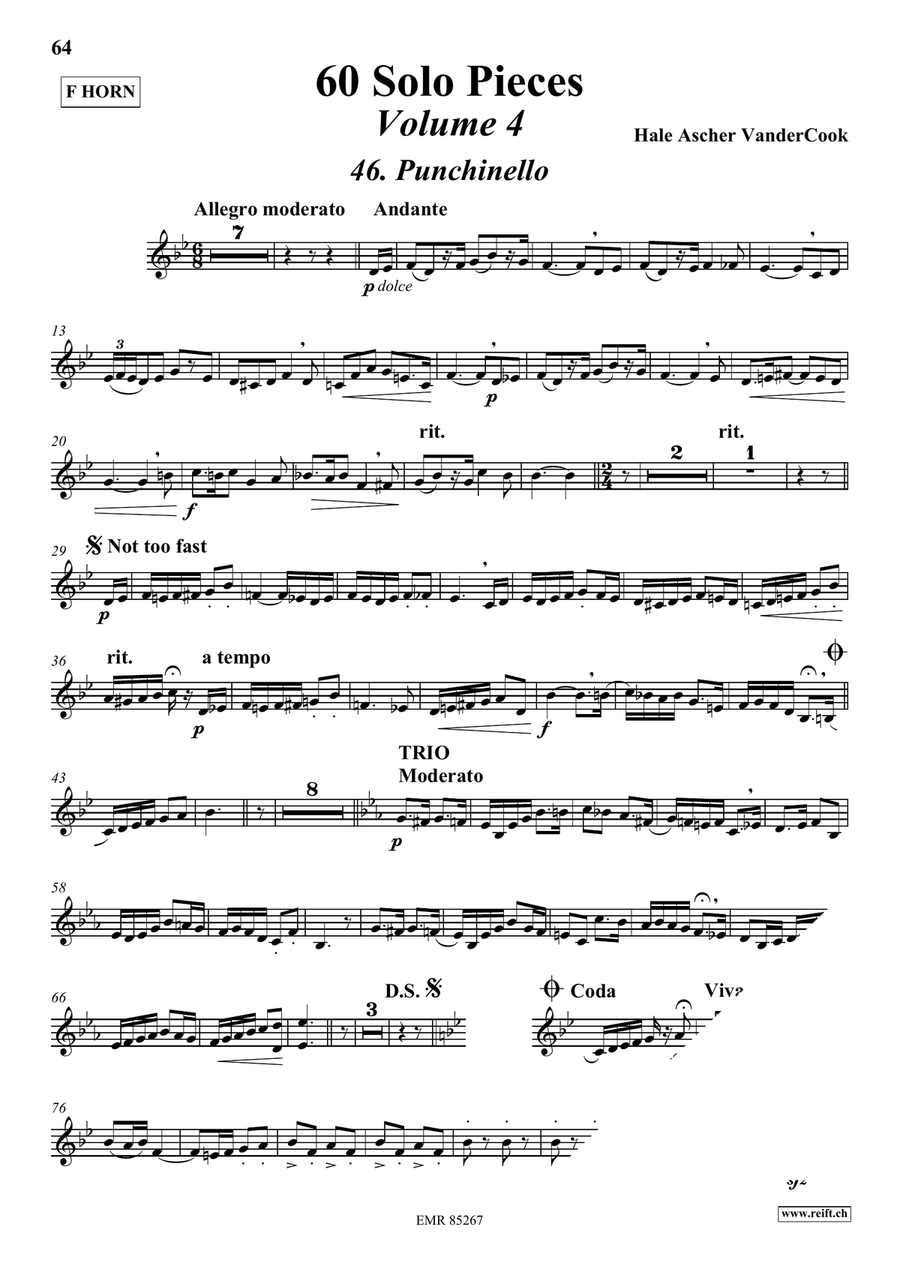 60 Solo Pieces Volume 4 60 Solo Pieces Volume 4 Horn scores gallery preview page 4