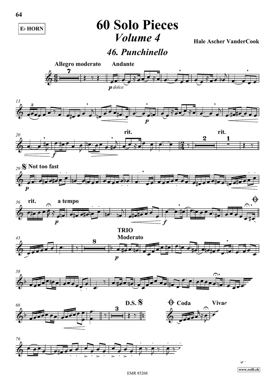60 Solo Pieces Volume 4 60 Solo Pieces Volume 4 Horn scores gallery preview page 4