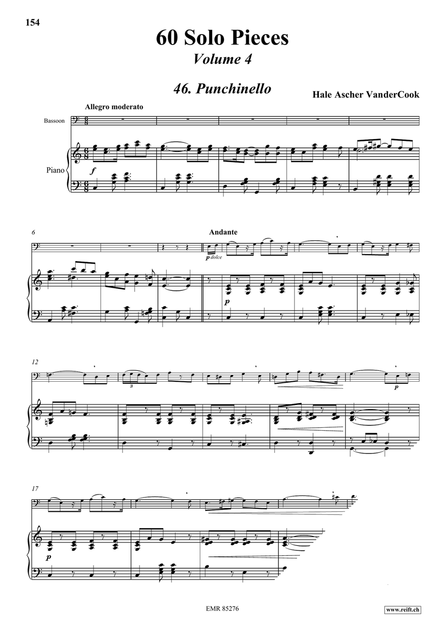 60 Solo Pieces Volume 4 60 Solo Pieces Volume 4 Bassoon Solo scores gallery preview page 5