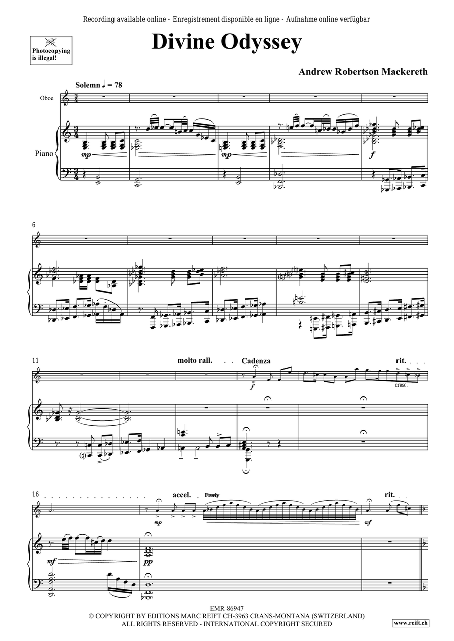 Divine Odyssey Divine Odyssey Piano Accompaniment scores gallery preview page 6
