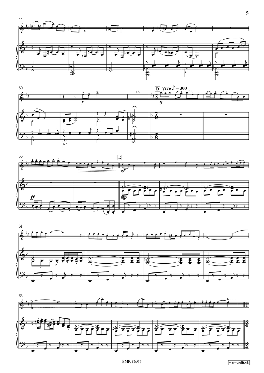 Divine Odyssey Divine Odyssey Alto Saxophone scores gallery preview page 8