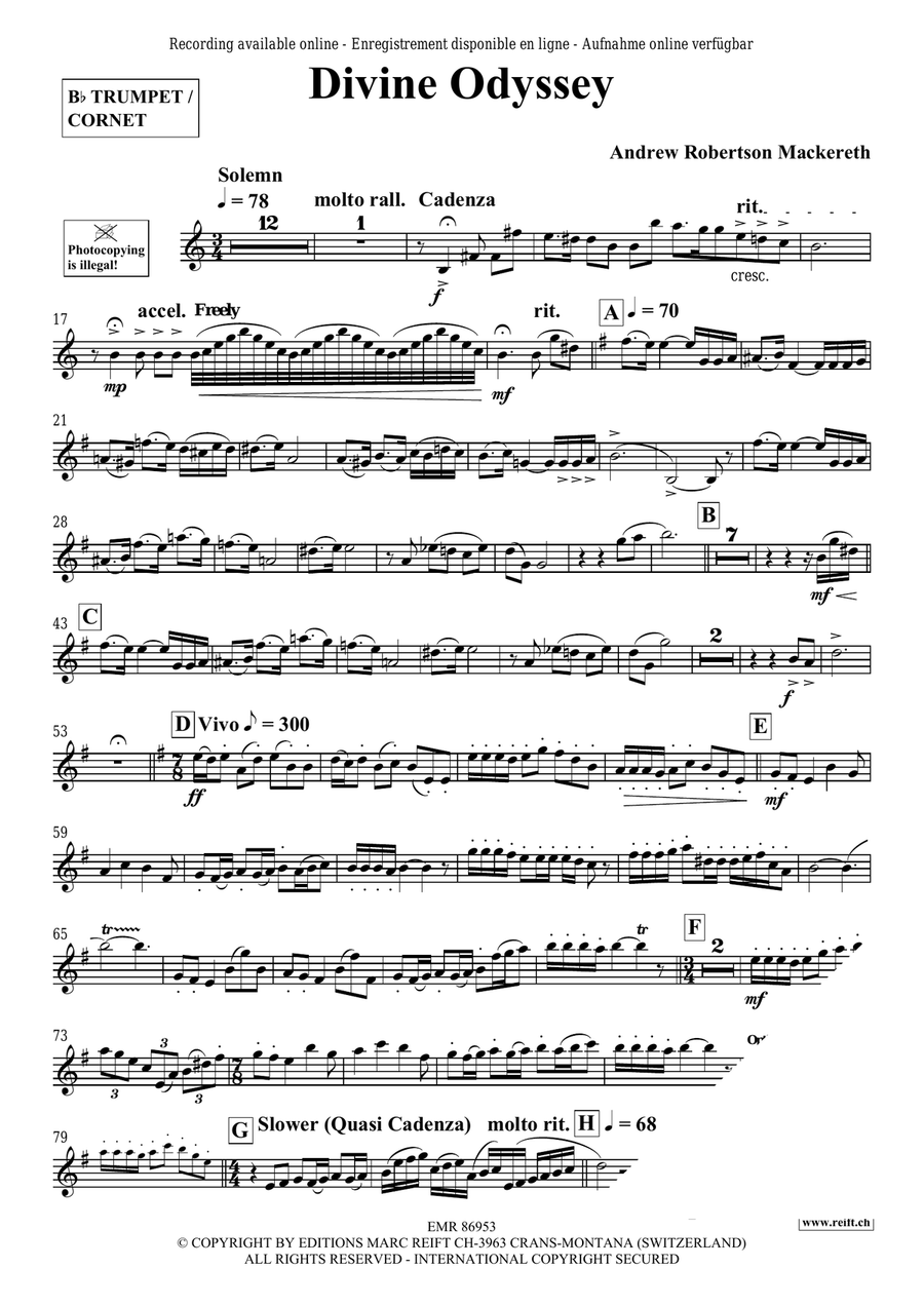 Divine Odyssey Divine Odyssey Cornet scores gallery preview page 5