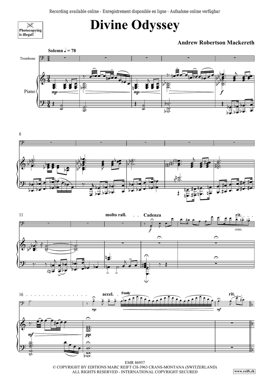 Divine Odyssey Divine Odyssey Piano Accompaniment scores gallery preview page 6