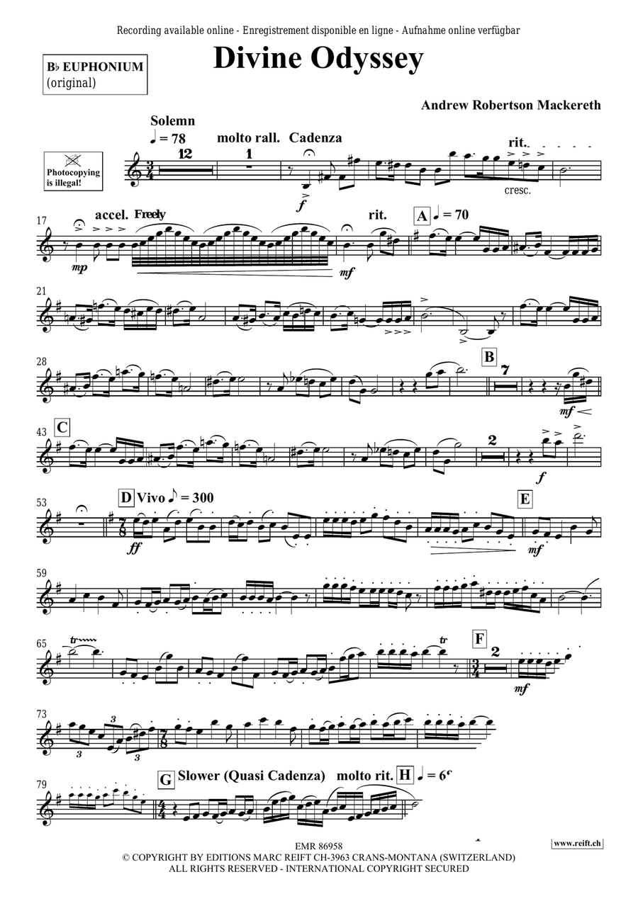 Divine Odyssey Divine Odyssey Euphonium scores gallery preview page 5
