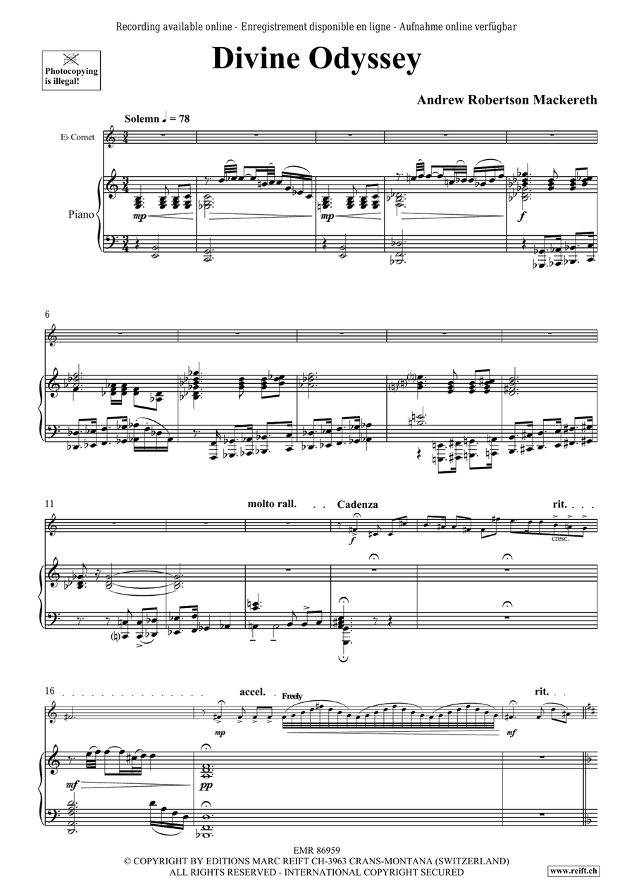 Divine Odyssey Cornet scores gallery preview page 6