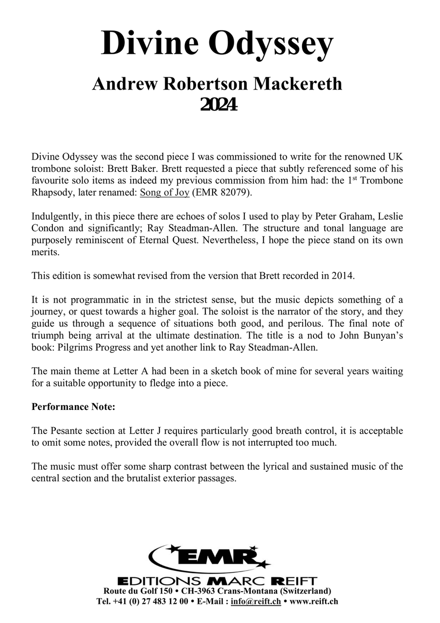 Divine Odyssey Divine Odyssey Piano Accompaniment scores gallery preview page 4