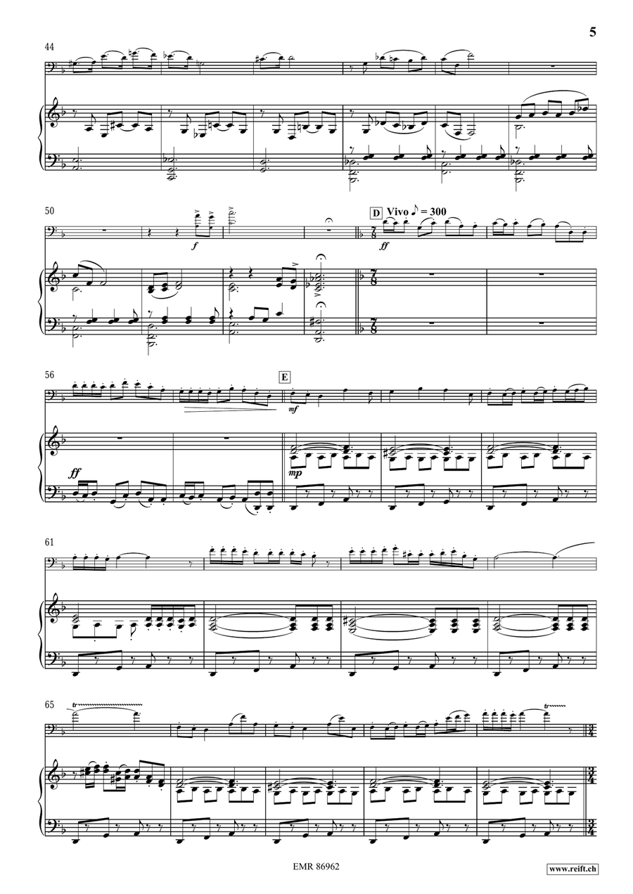 Divine Odyssey Divine Odyssey Piano Accompaniment scores gallery preview page 8