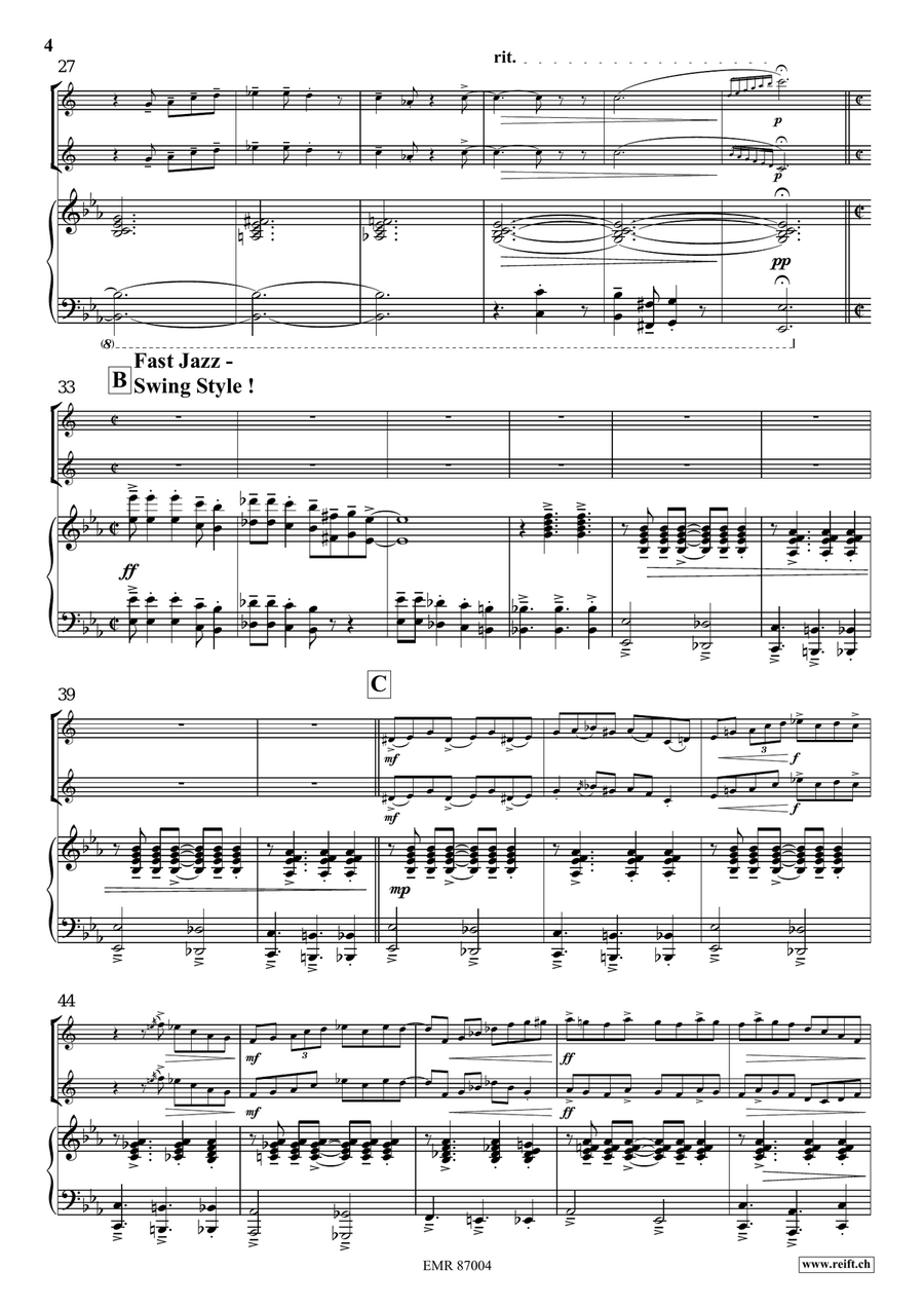 Jazz Fever by Bertrand Moren Cornet - Sheet Music page 6