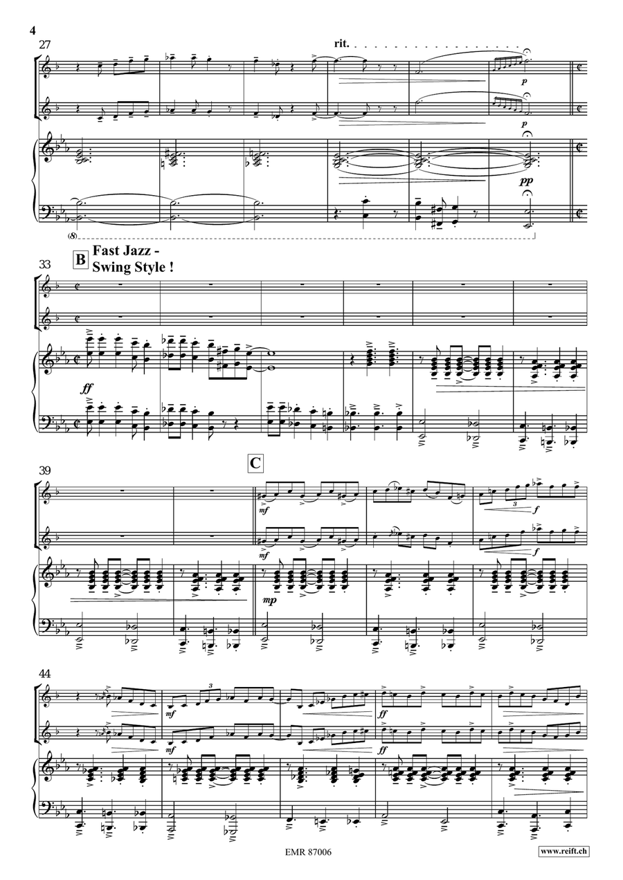 Jazz Fever by Bertrand Moren Voice Solo - Sheet Music page 6