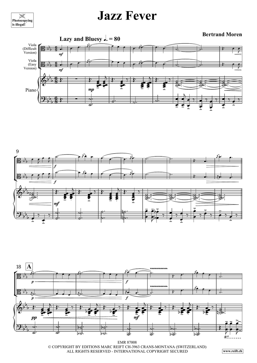 Jazz Fever by Bertrand Moren Piano Accompaniment - Sheet Music page 5