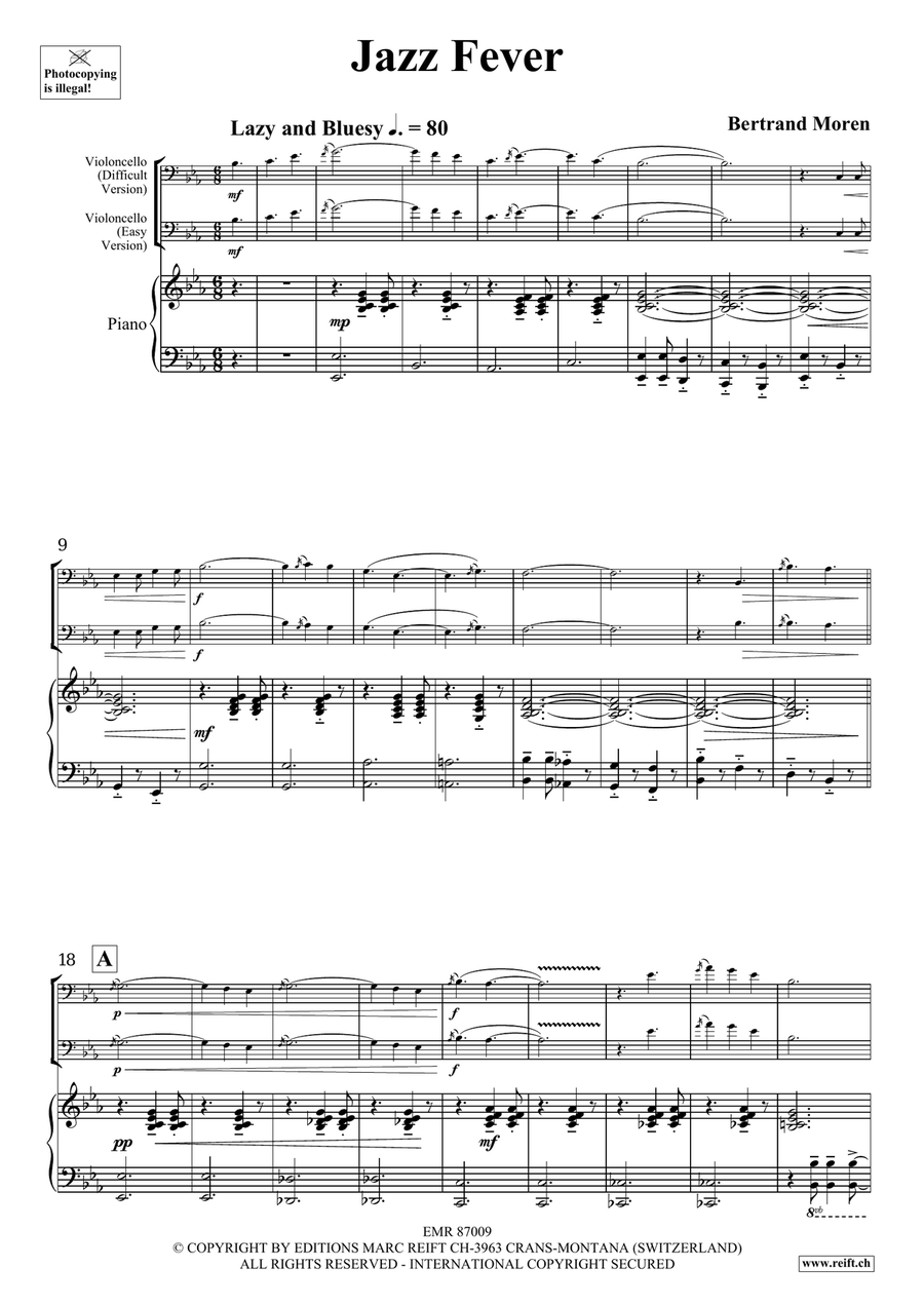 Jazz Fever by Bertrand Moren Piano Accompaniment - Sheet Music page 5