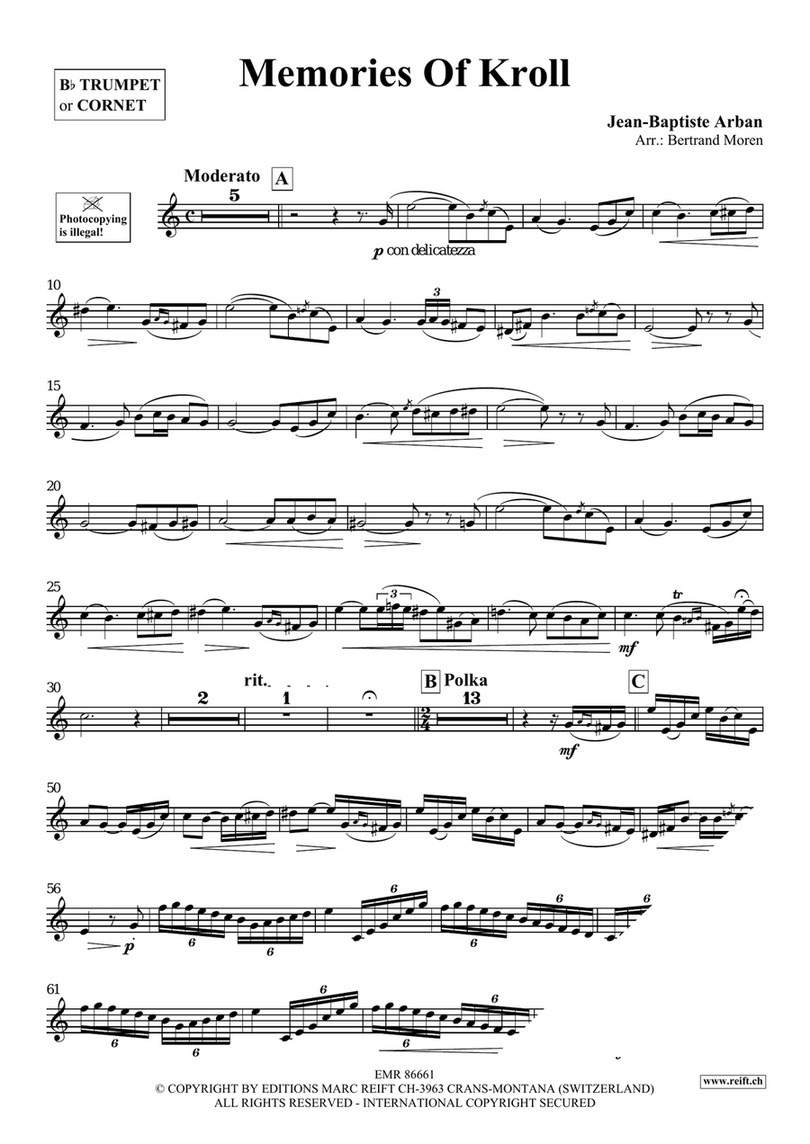 Memories Of Kroll Memories Of Kroll Cornet scores gallery preview page 3