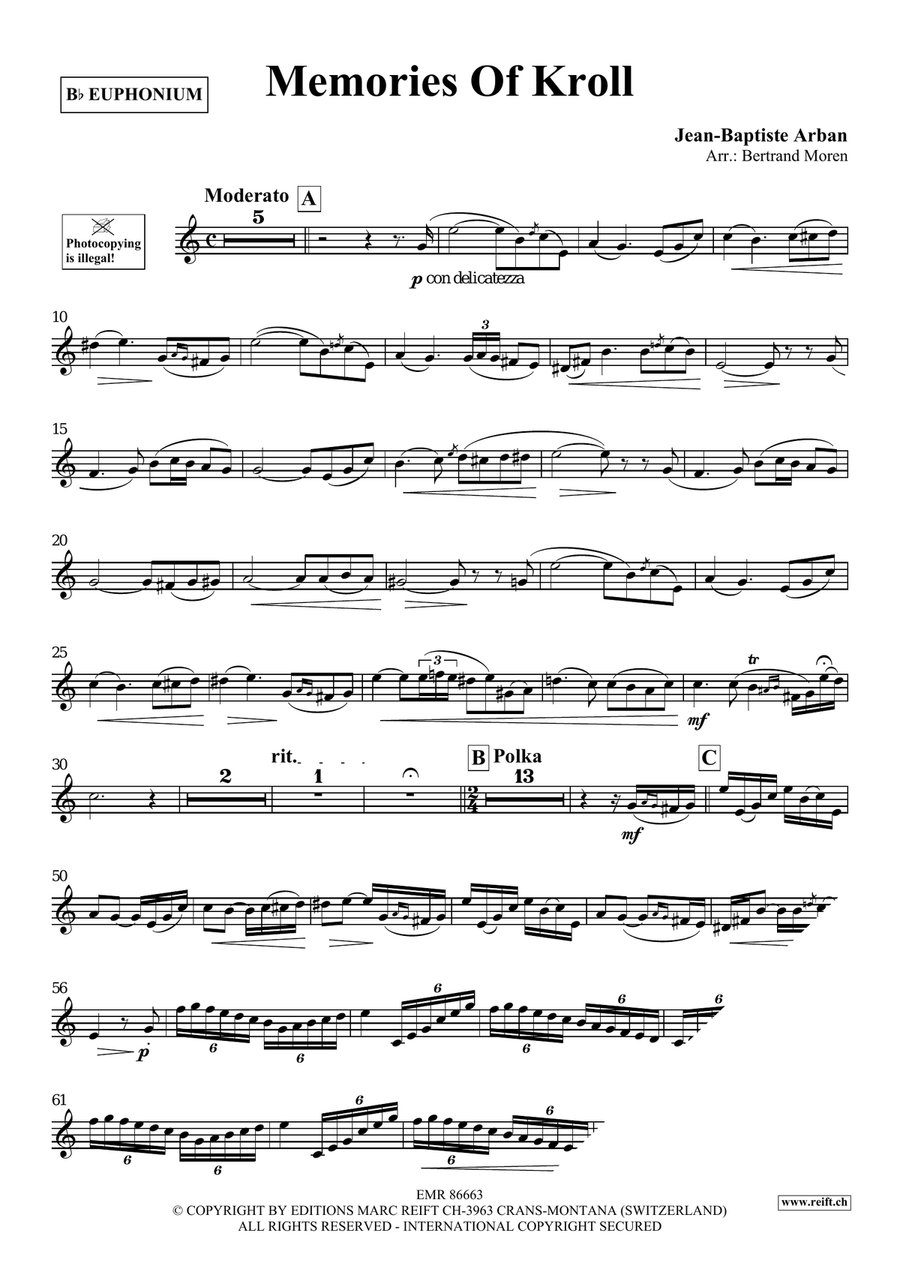 Memories Of Kroll Memories Of Kroll Euphonium scores gallery preview page 3