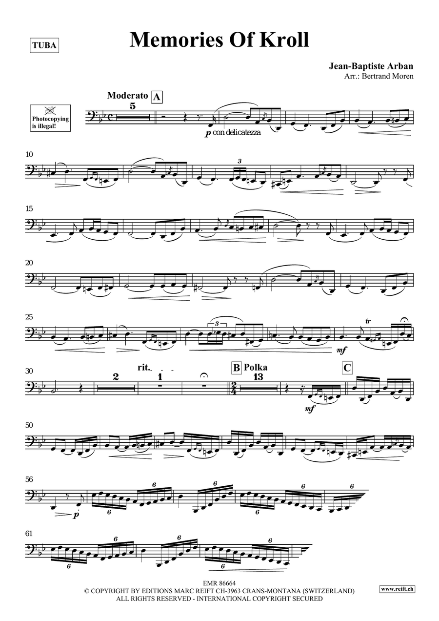 Memories Of Kroll Memories Of Kroll Tuba scores gallery preview page 3