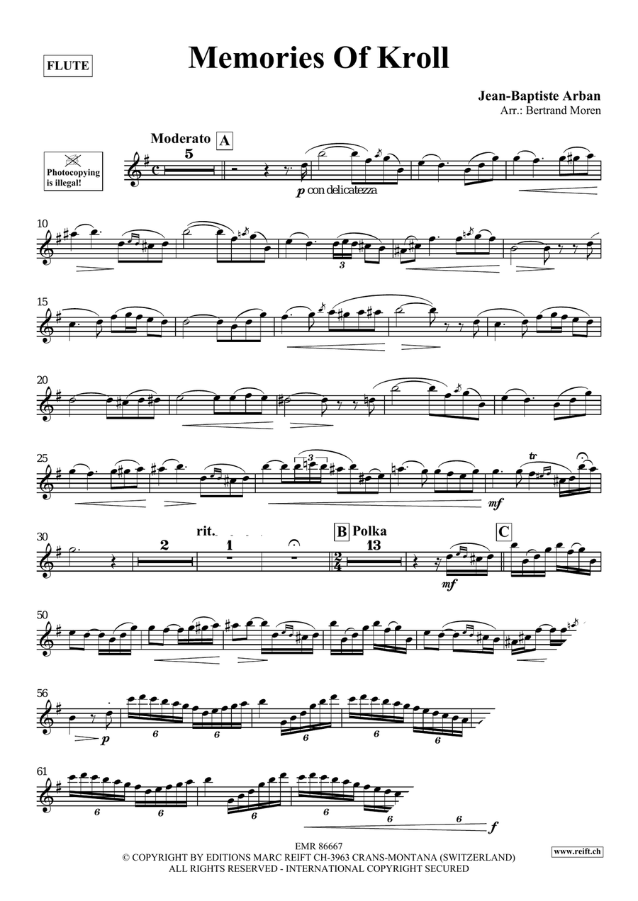 Memories Of Kroll Memories Of Kroll Flute Solo scores gallery preview page 3