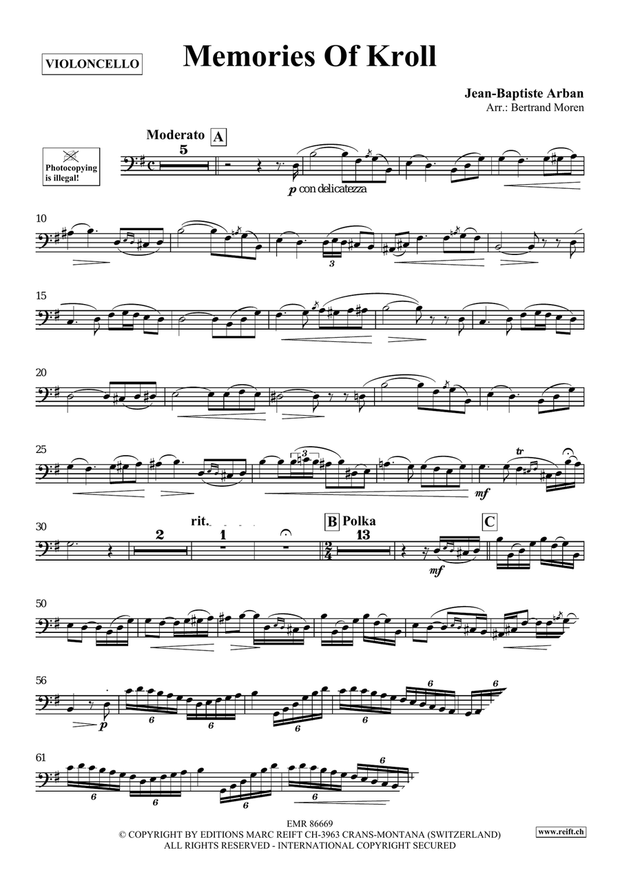 Memories Of Kroll Memories Of Kroll Piano Accompaniment scores gallery preview page 3