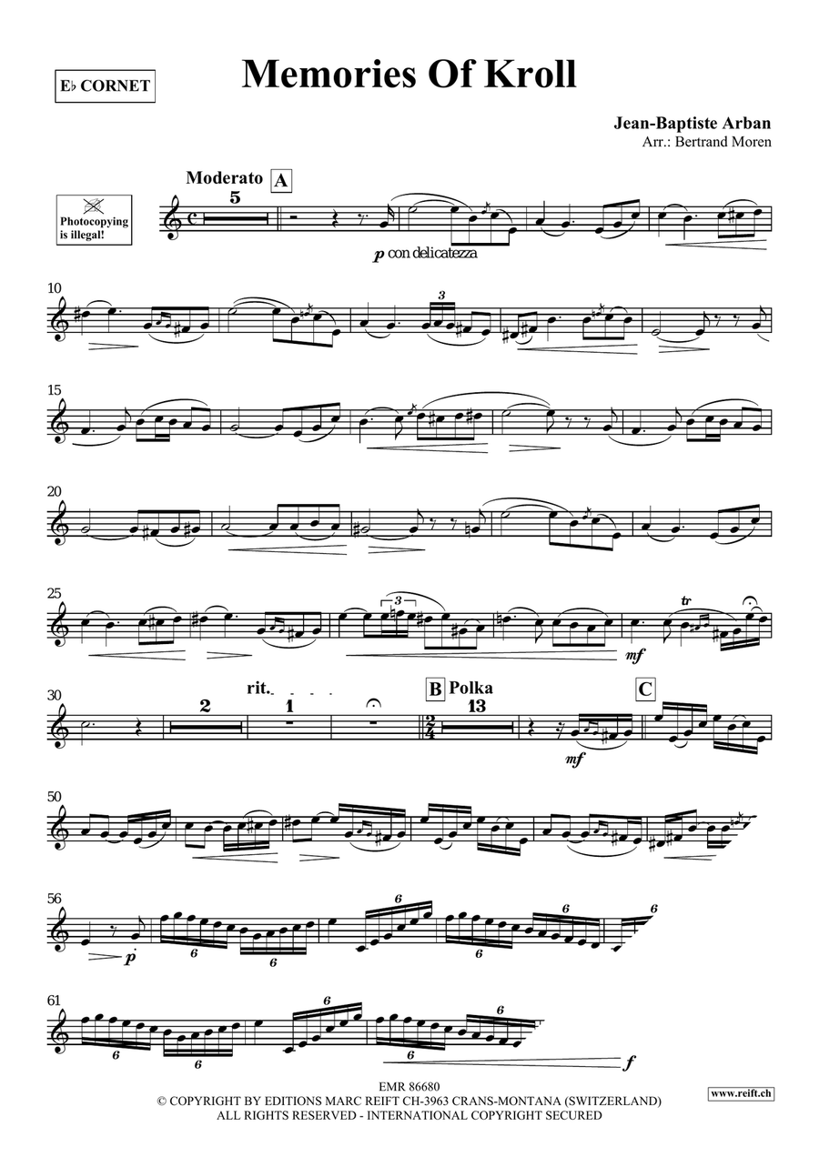 Memories Of Kroll Memories Of Kroll Cornet scores gallery preview page 3