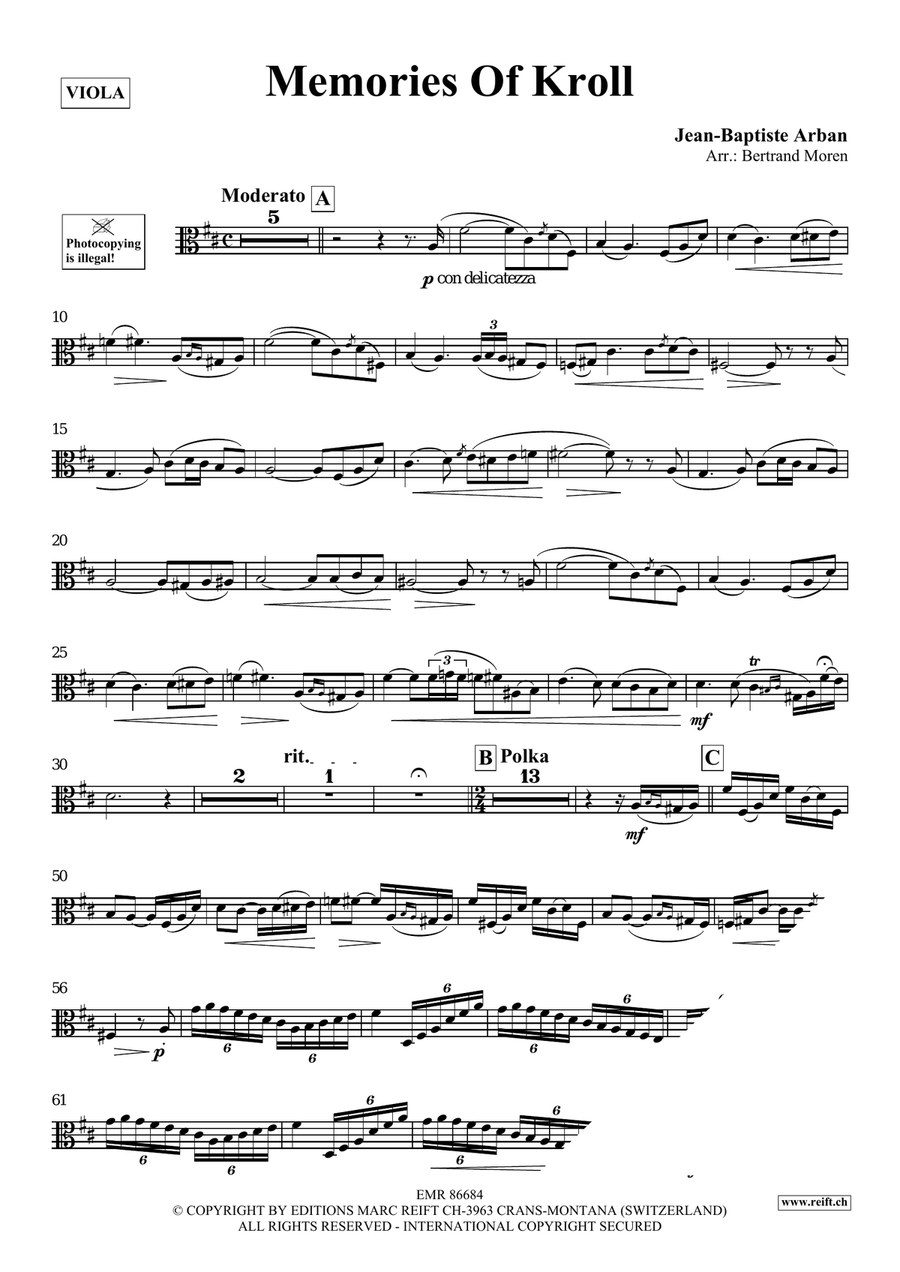 Memories Of Kroll Memories Of Kroll Piano Accompaniment scores gallery preview page 3