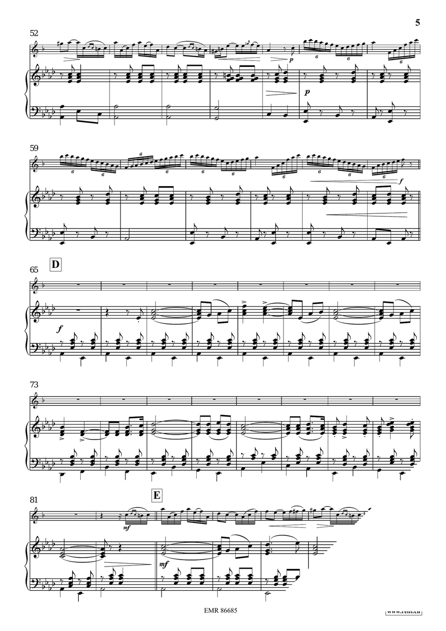 Memories Of Kroll Memories Of Kroll Alto Saxophone scores gallery preview page 6