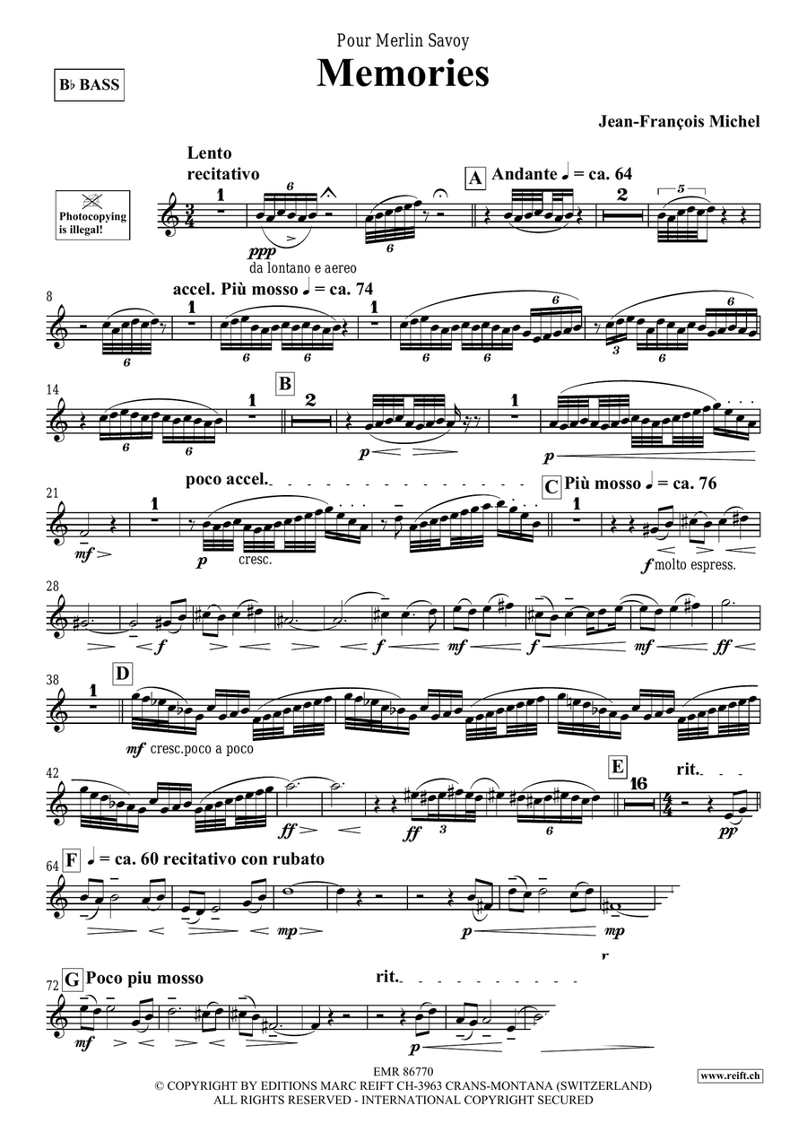 Memories Memories Voice Solo scores gallery preview page 4