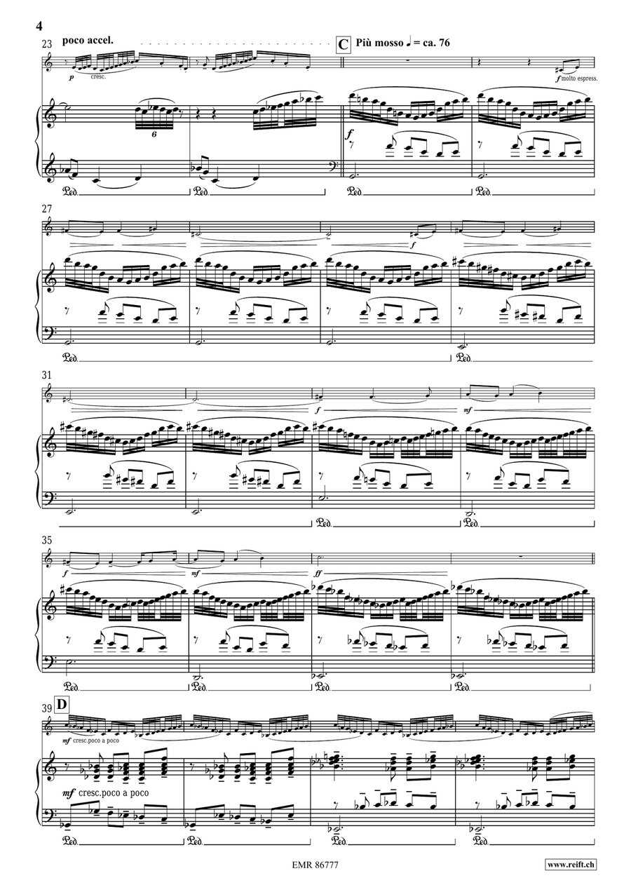 Memories Memories Bass Clarinet scores gallery preview page 6