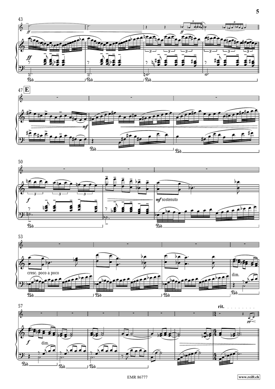 Memories Memories Bass Clarinet scores gallery preview page 7