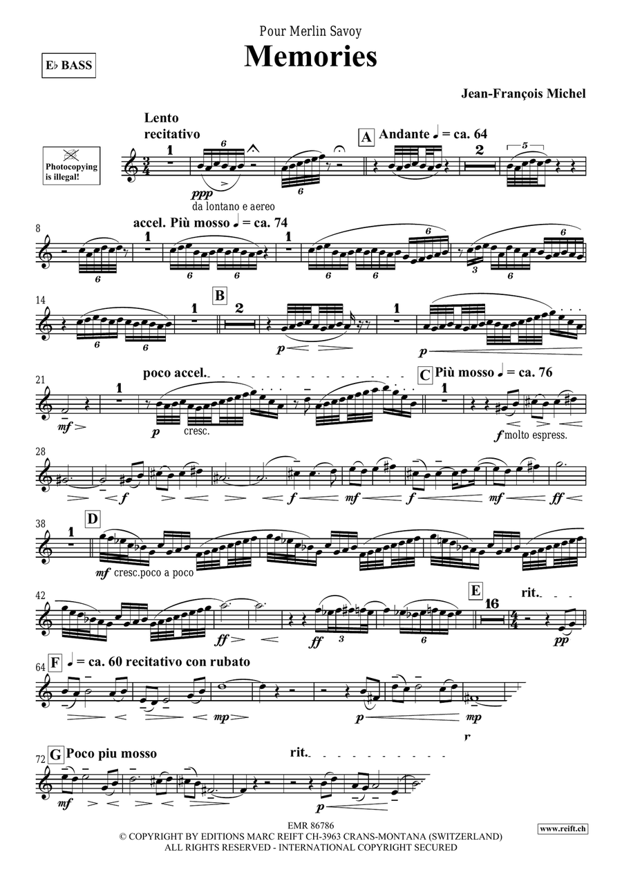 Memories Memories Voice Solo scores gallery preview page 4
