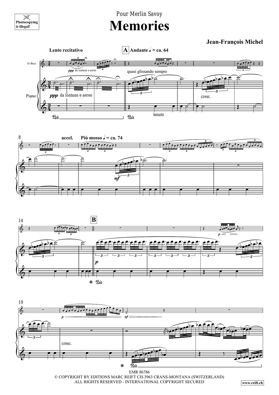 Memories Memories Voice Solo scores gallery preview page 5