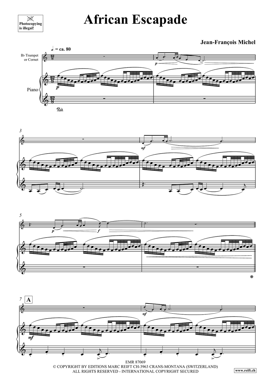 African Escapade African Escapade Cornet scores gallery preview page 5